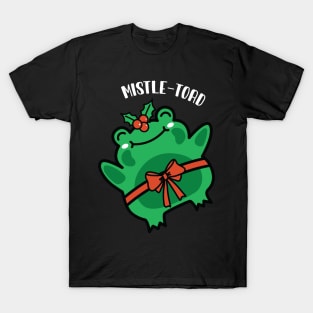 Mistle-Toad Funny Frog Cottage Core Aesthetic Christmas Gift T-Shirt